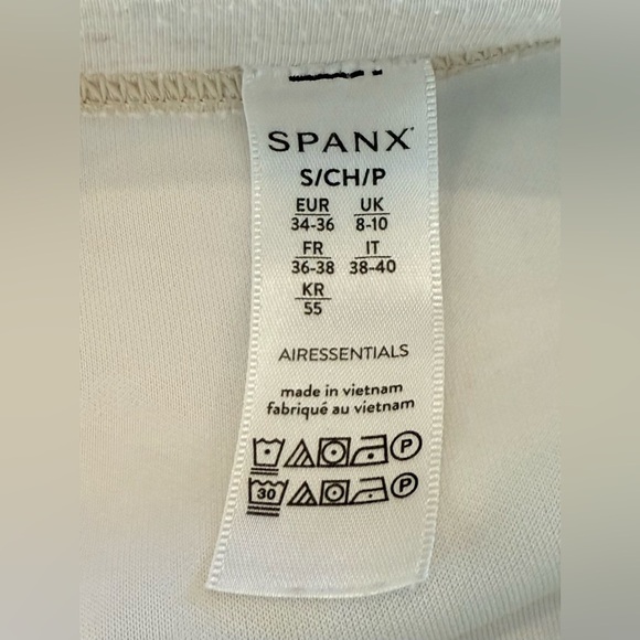 SPANX AIRESSENTIALS WOMEN’S OATMEAL HEATHER CREW NECK SWEATSHIRT Size S/P - Picture 9 of 10